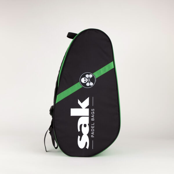 maleta de padel grande verde/negro